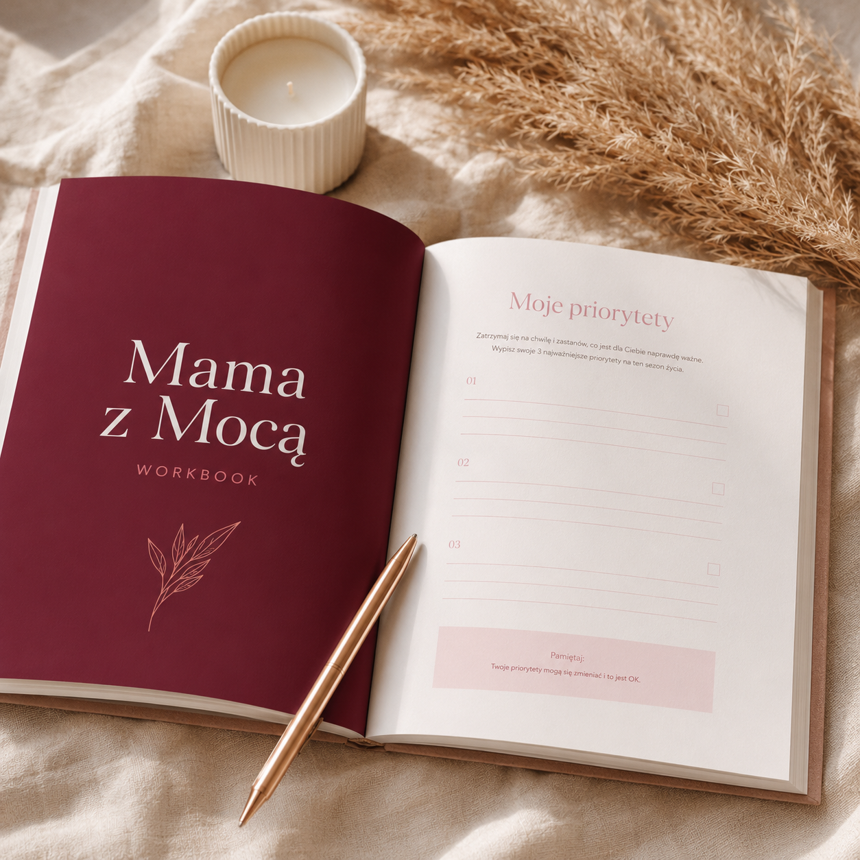 Mama z Mocą — Workbook (Zeszyt ćwiczeń do e-booka)